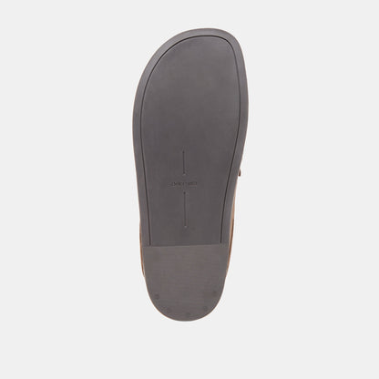 JODERO FLATS DK BROWN SUEDE