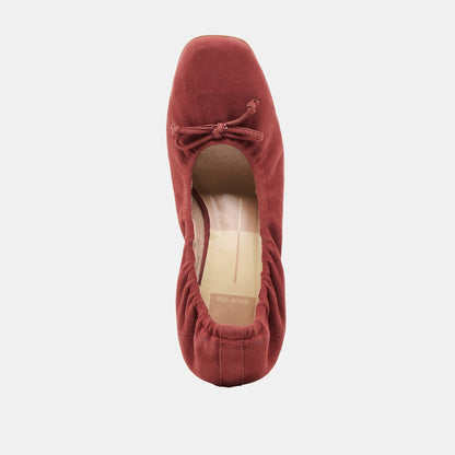 KARMIN HEELS BRANDY SUEDE