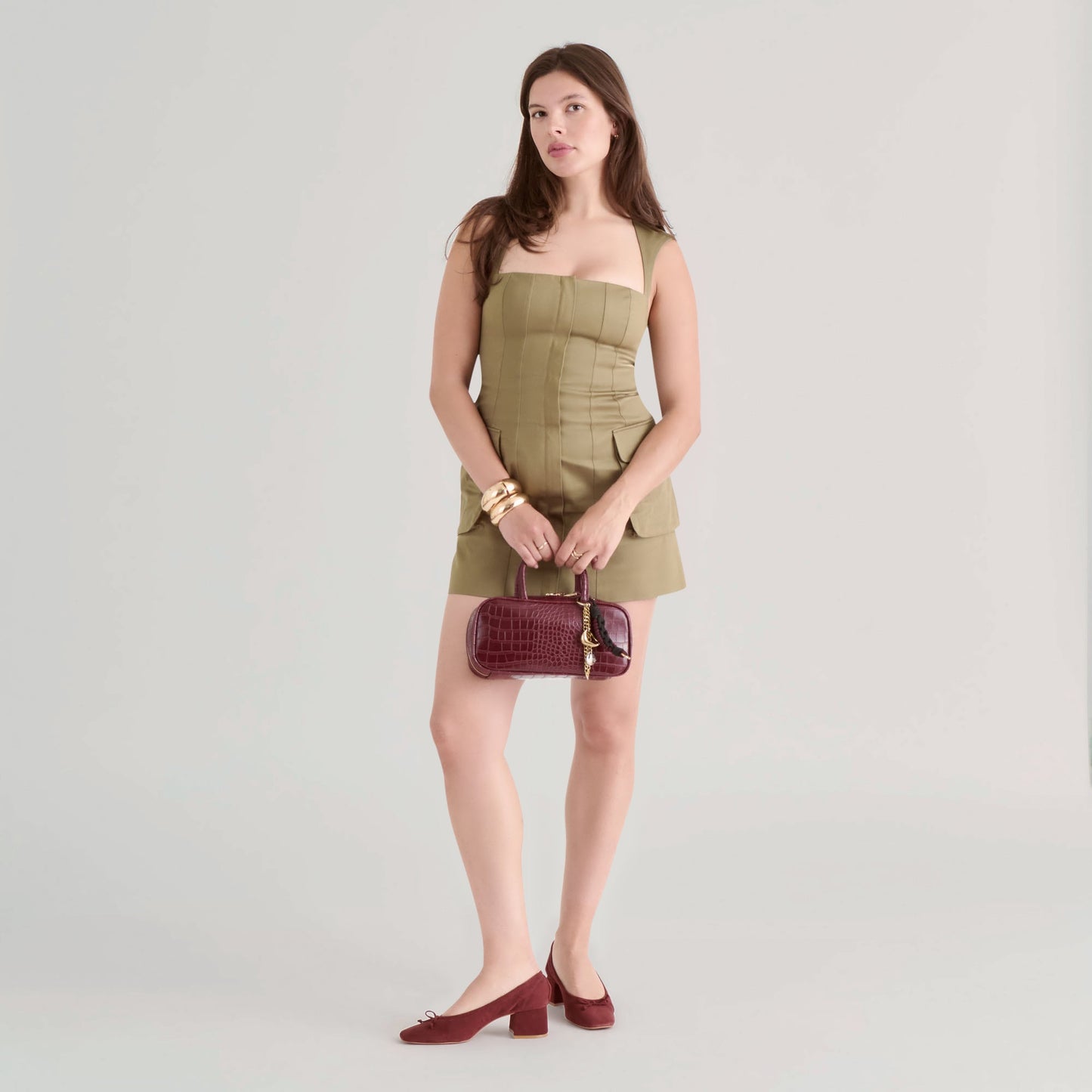 KARMIN HEELS BRANDY SUEDE