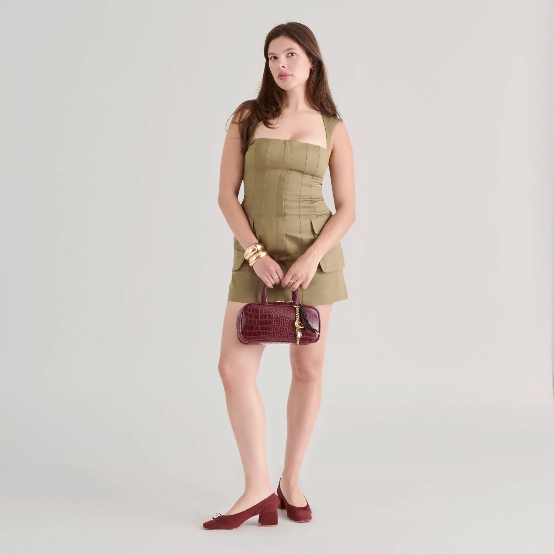 KARMIN HEELS BRANDY SUEDE