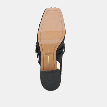 LORIS HEELS ONYX SATIN