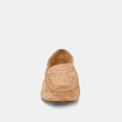 MATTIE LOAFERS CAMEL SUEDE