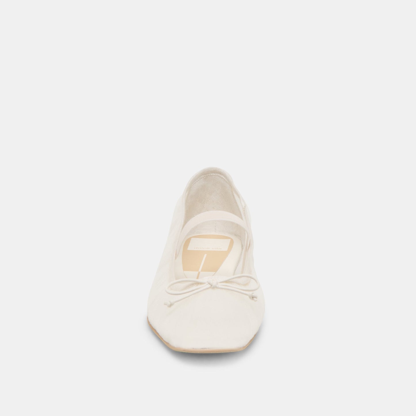 RAEVEN BALLET FLATS WHITE TULLE