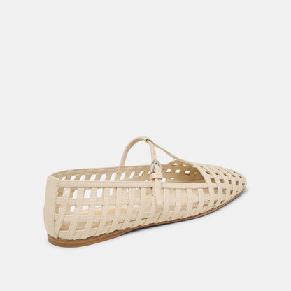 RAINS BALLET FLATS IVORY STELLA