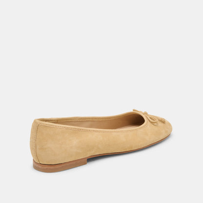 RITLA BALLET FLATS HONEY SUEDE