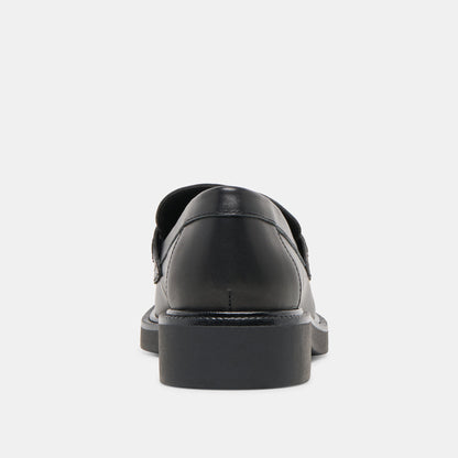 TIGGY LOAFERS BLACK LEATHER