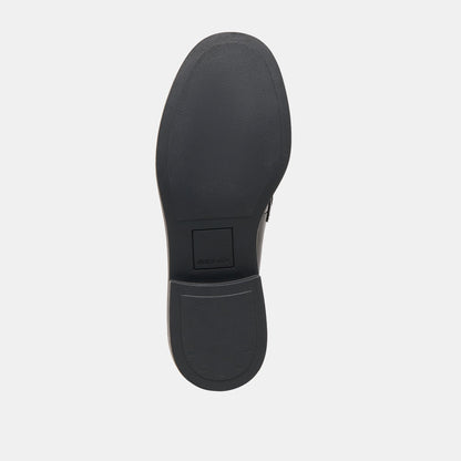 TIGGY LOAFERS BLACK LEATHER