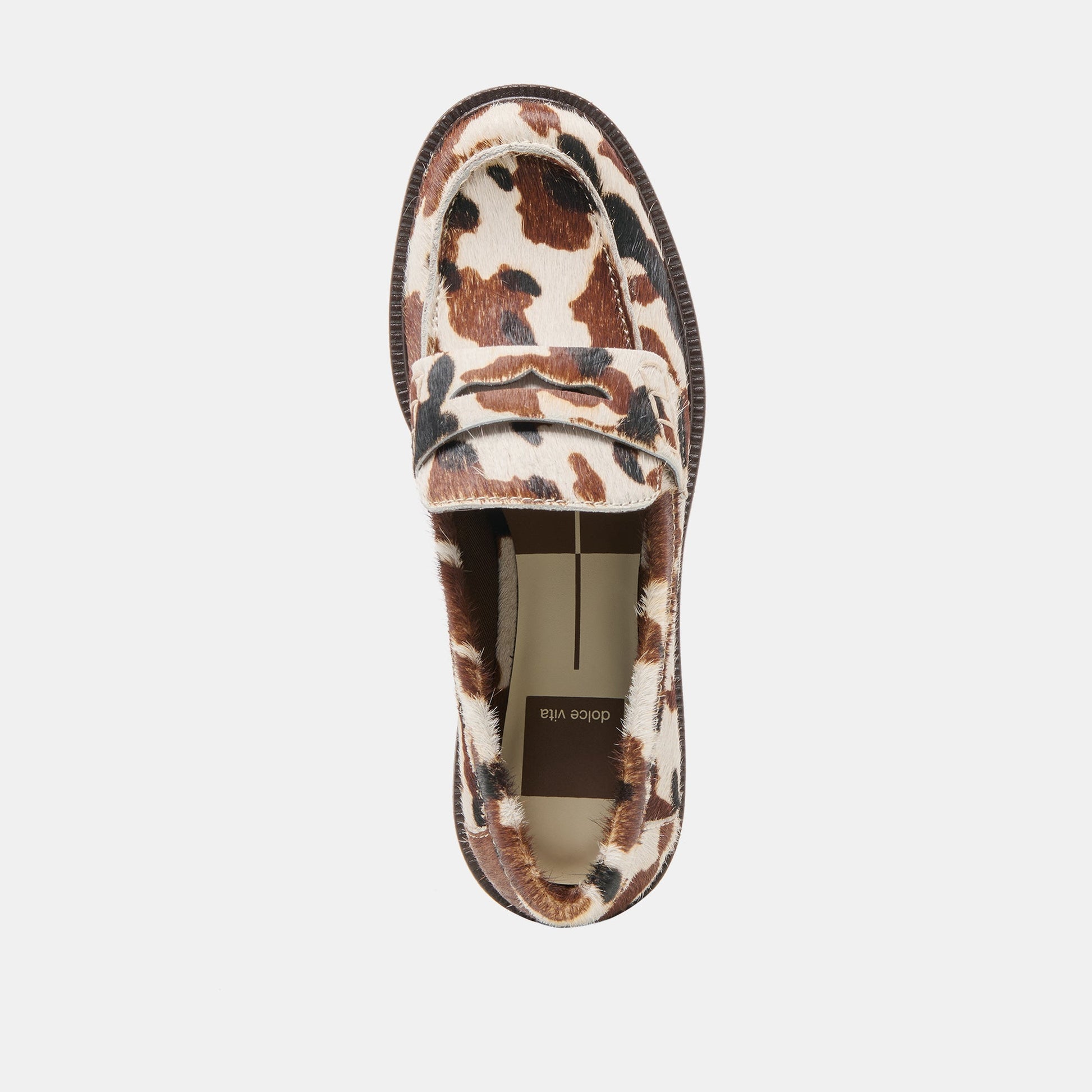 TIGGY LOAFERS COCOA TAURUS CALF HAIR