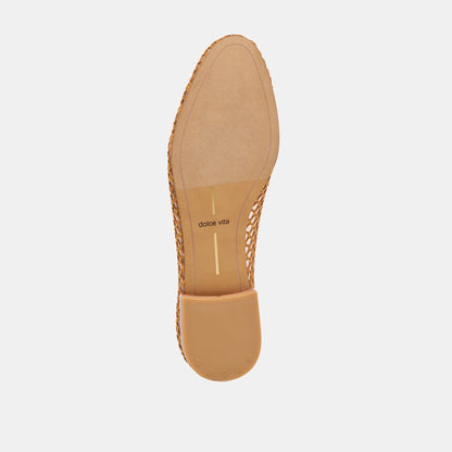 ULICIA BALLET FLATS CORAL WOVEN MESH