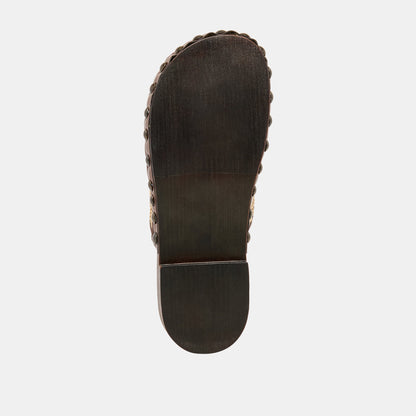 ALANIS FLATS LT NATURAL RAFFIA