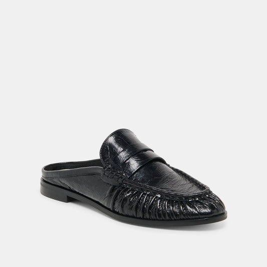 BETZY LOAFERS MIDNIGHT CRINKLE PATENT