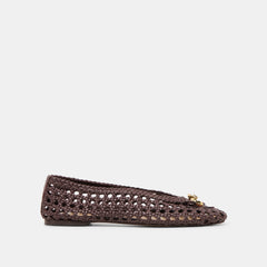 DK BROWN WOVEN LEATHER