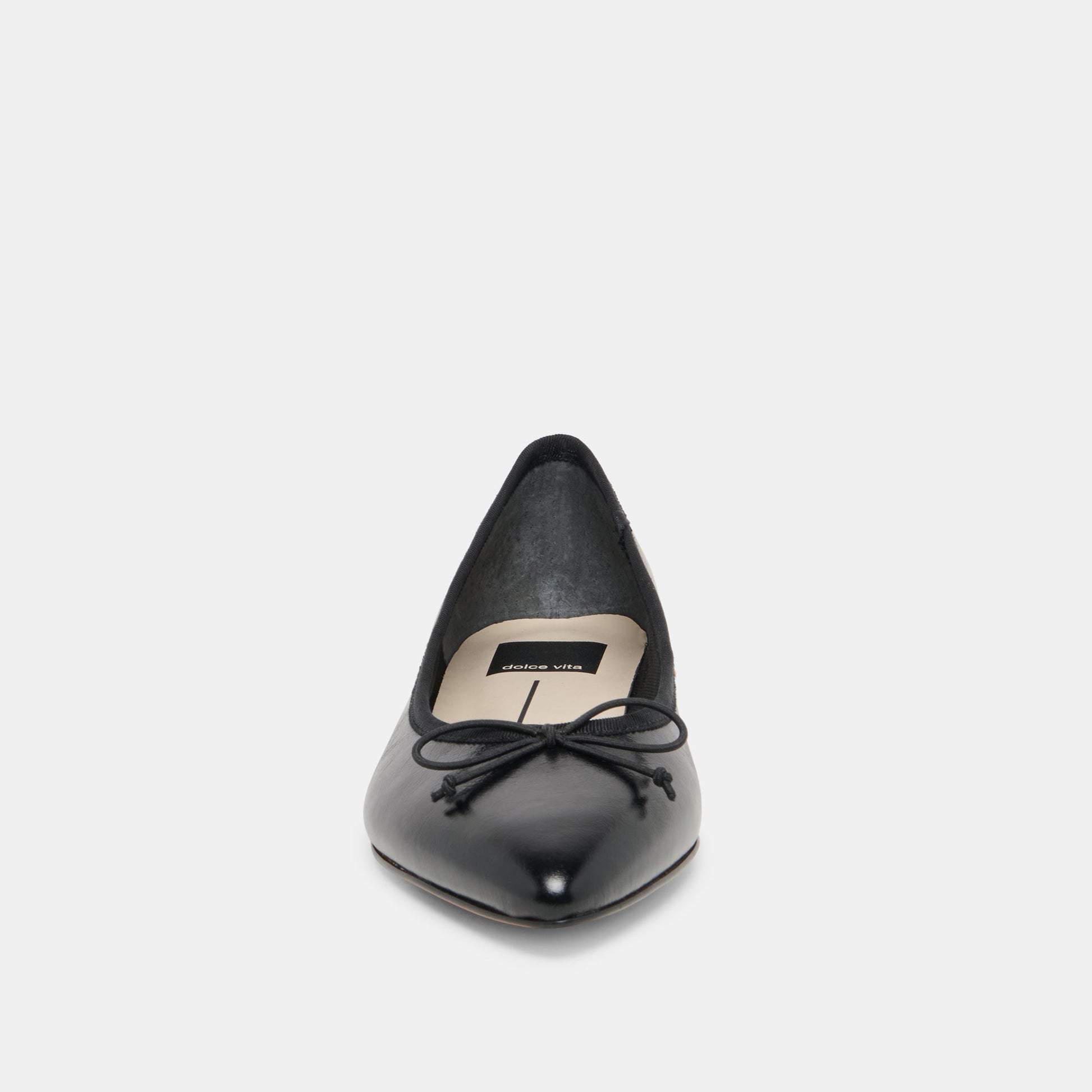 CELIO BALLET FLATS BLACK LEATHER