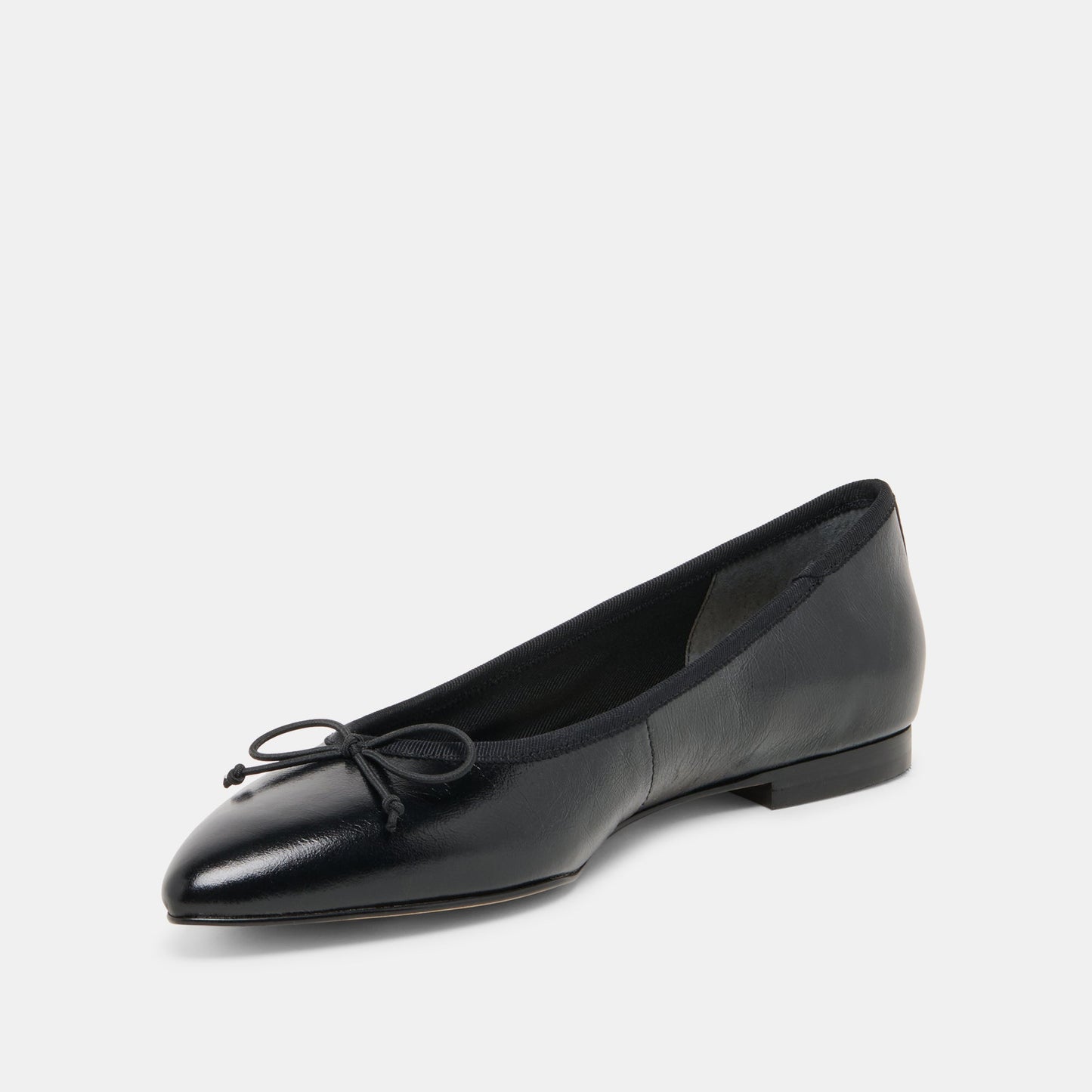 CELIO BALLET FLATS BLACK LEATHER