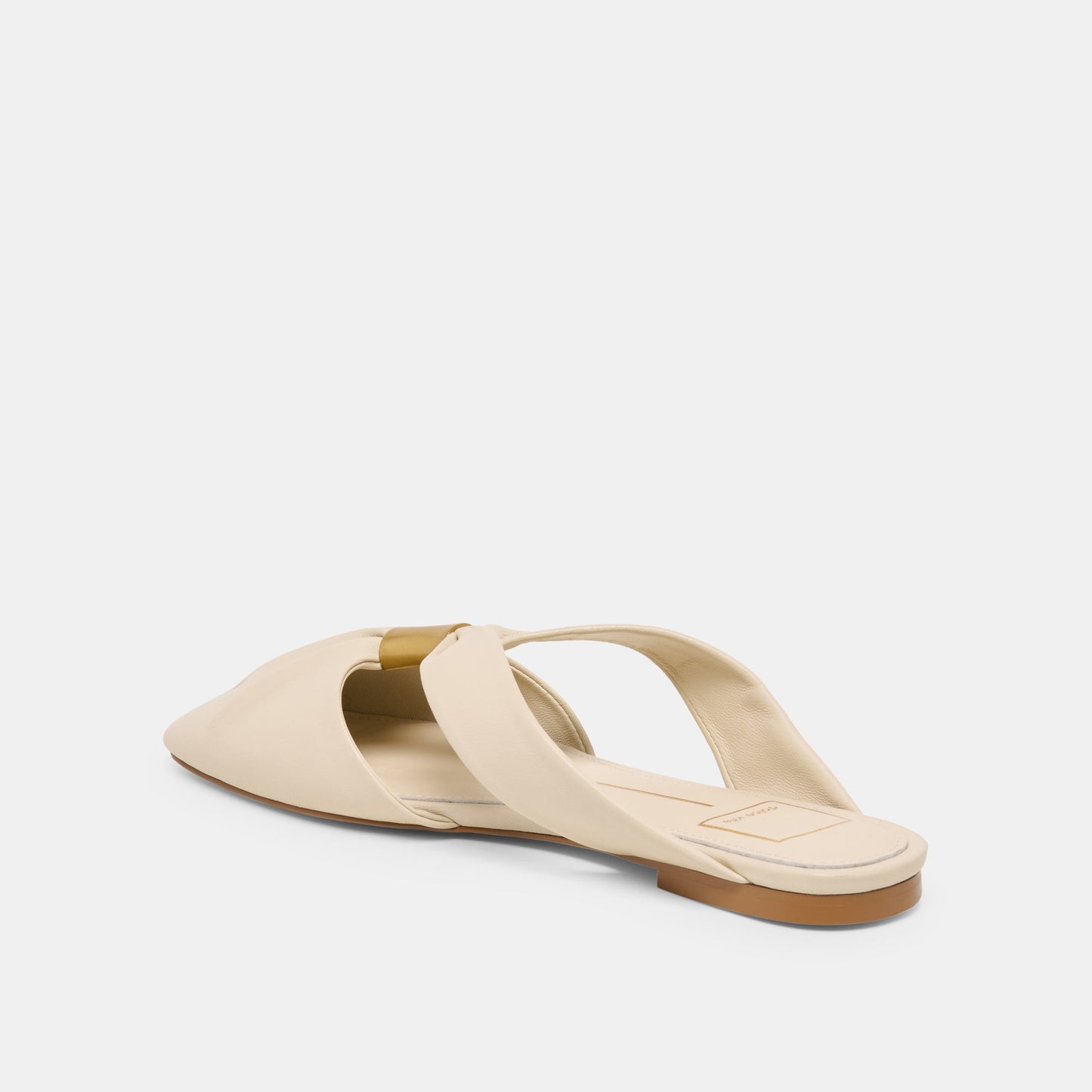 FRANEY FLATS WHITE LEATHER