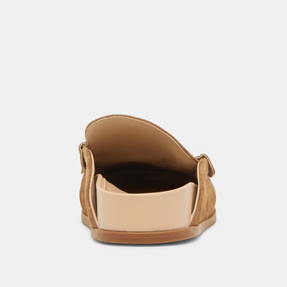JODERO FLATS LT BROWN SUEDE