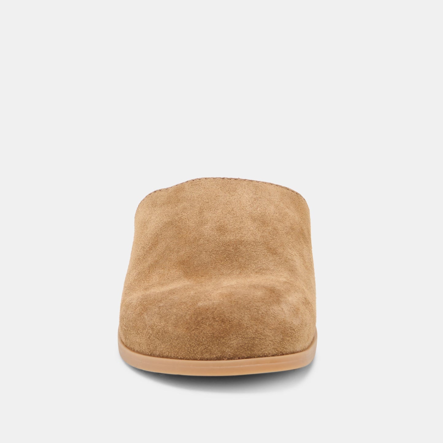 JONEY FLATS LT BROWN SUEDE