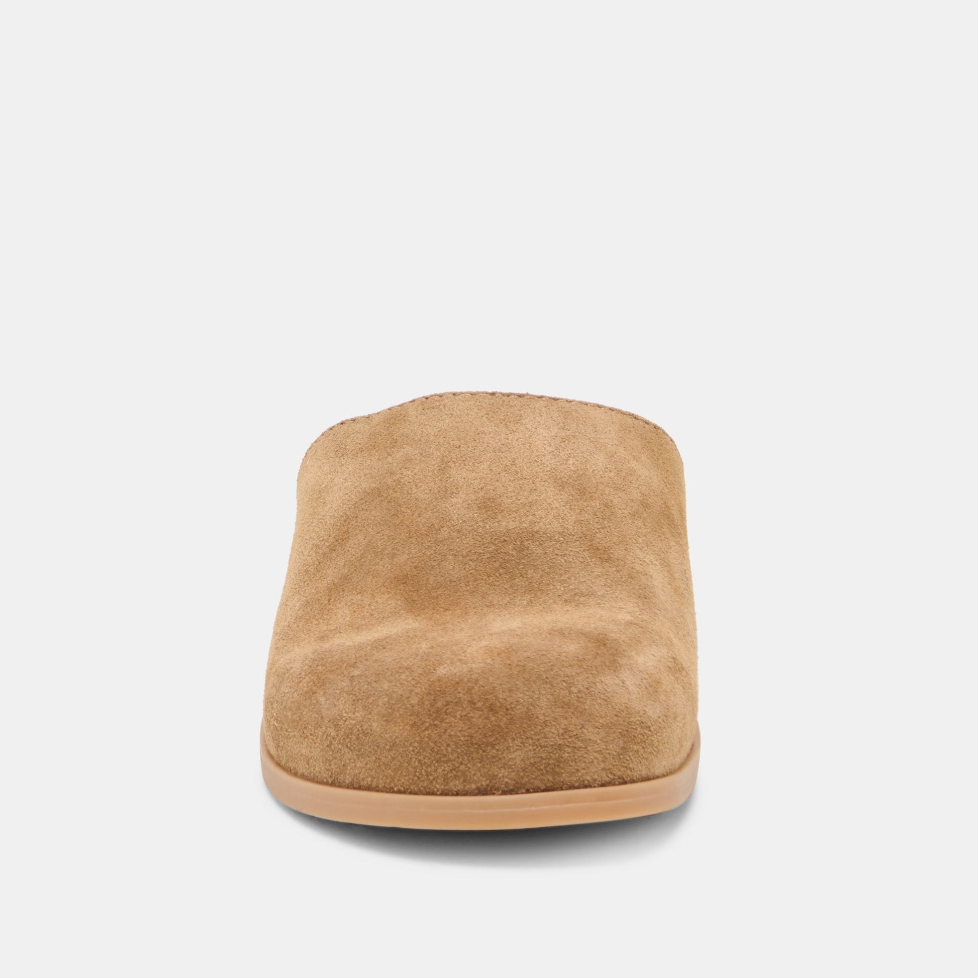 JONEY FLATS LT BROWN SUEDE