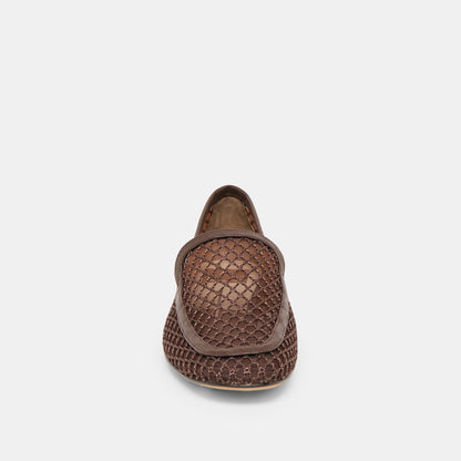 KIALA MESH LOAFERS CHOCOLATE MESH