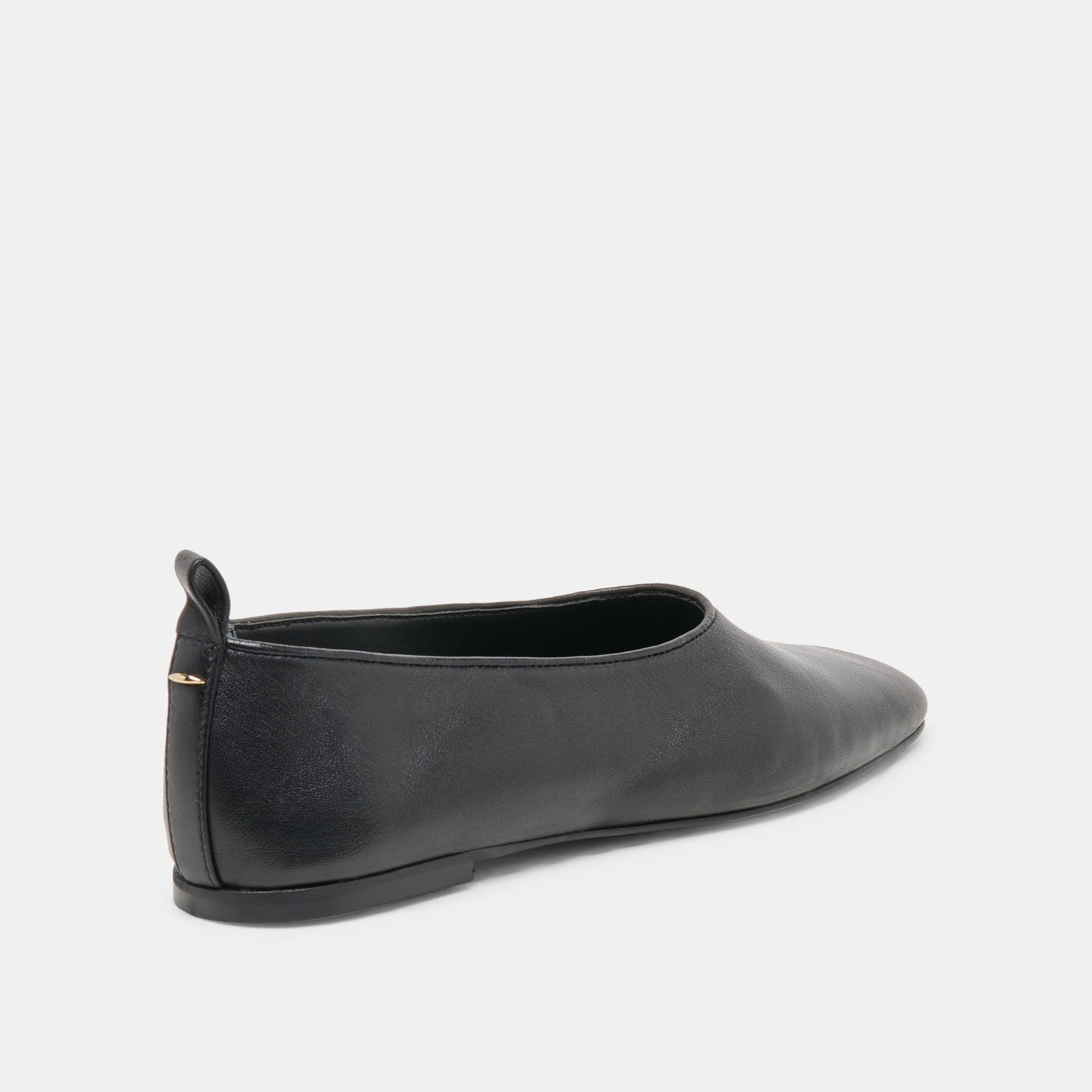 KORY BALLET FLATS BLACK LEATHER