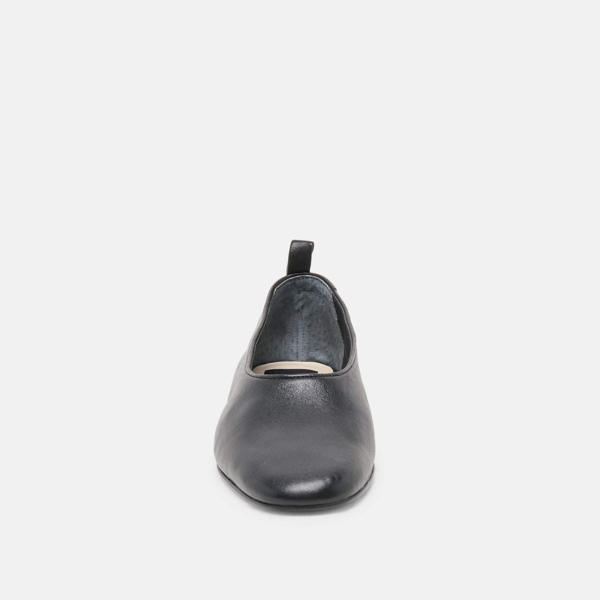KORY BALLET FLATS BLACK LEATHER
