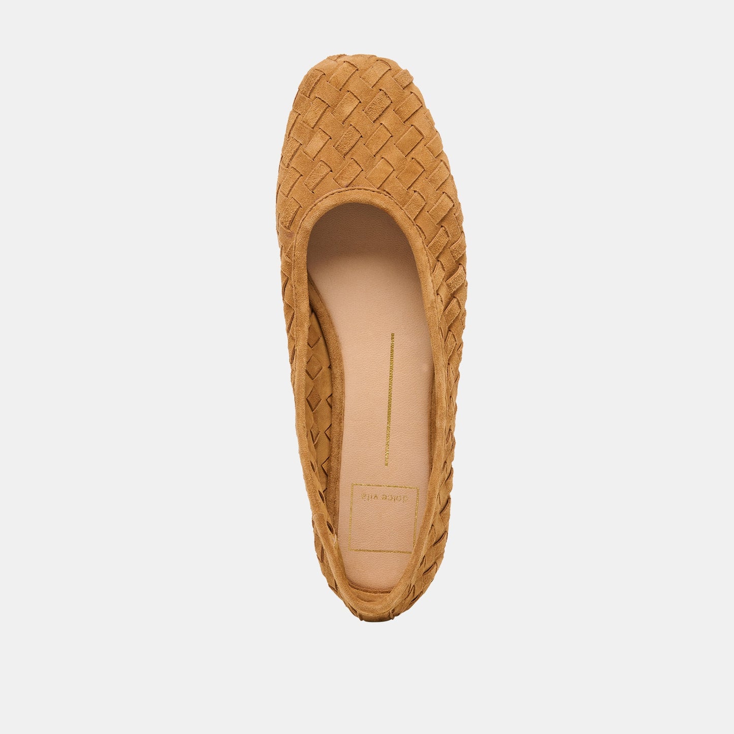 KOY BALLET FLATS TAN SUEDE