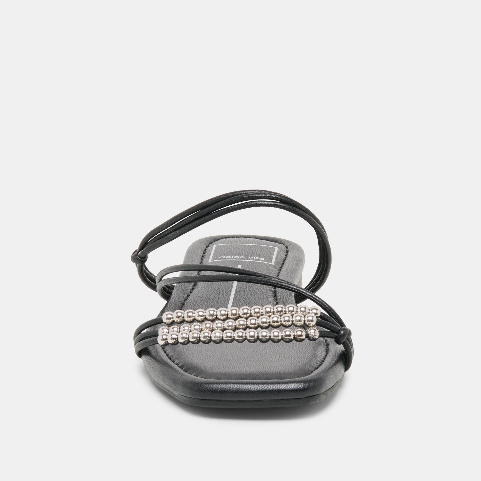 LYNDEE BEAD SANDALS BLACK STELLA