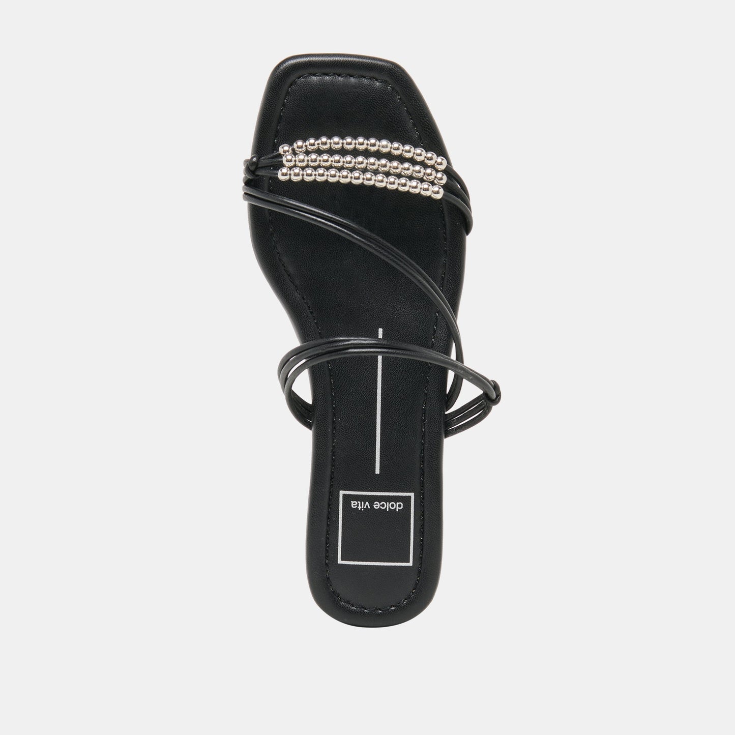 LYNDEE BEAD SANDALS BLACK STELLA