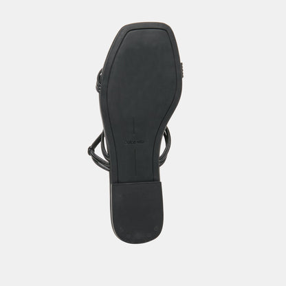 LYNDEE BEAD SANDALS BLACK STELLA