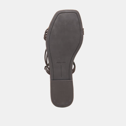 LYNDEE BEAD SANDALS ESPRESSO STELLA