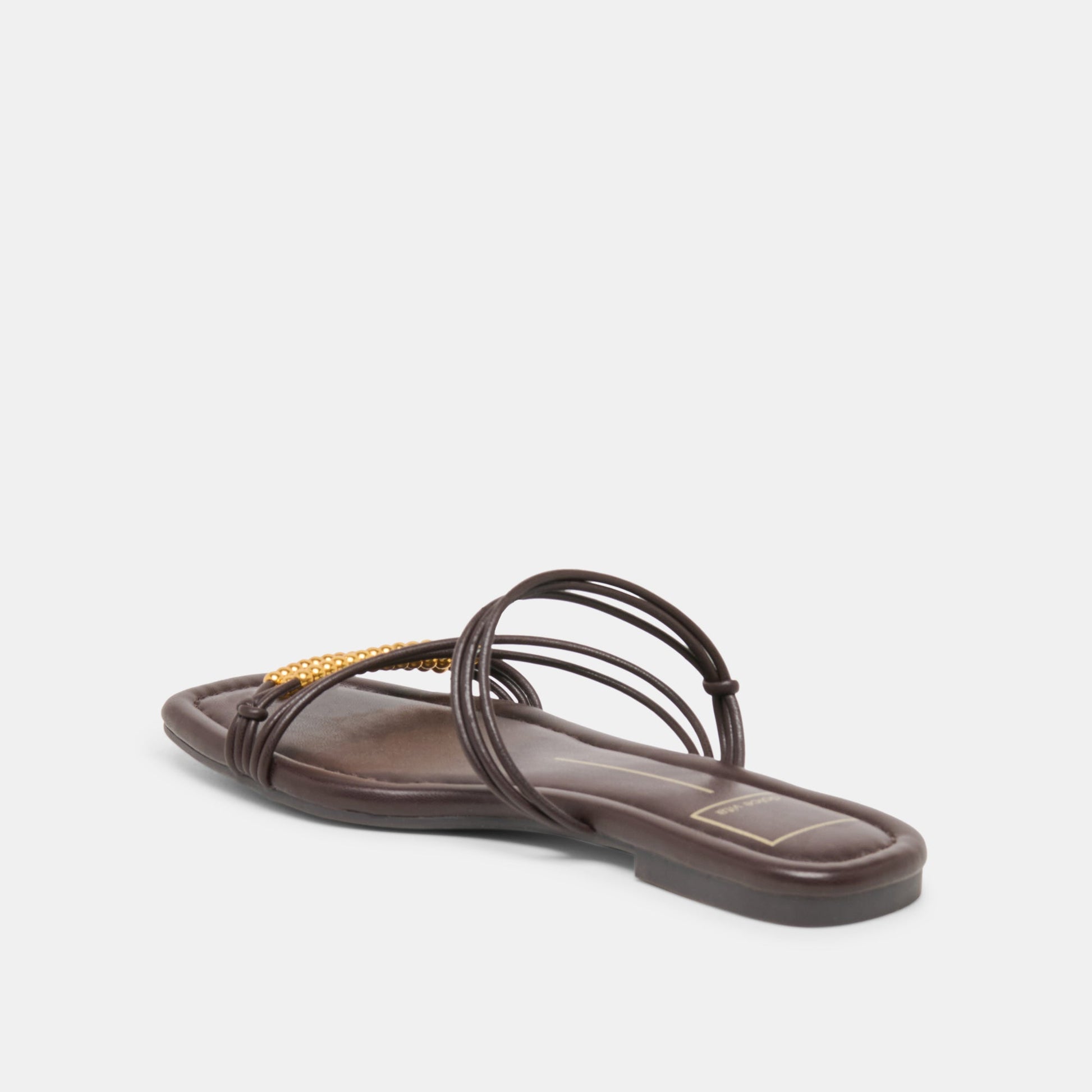 LYNDEE BEAD SANDALS ESPRESSO STELLA