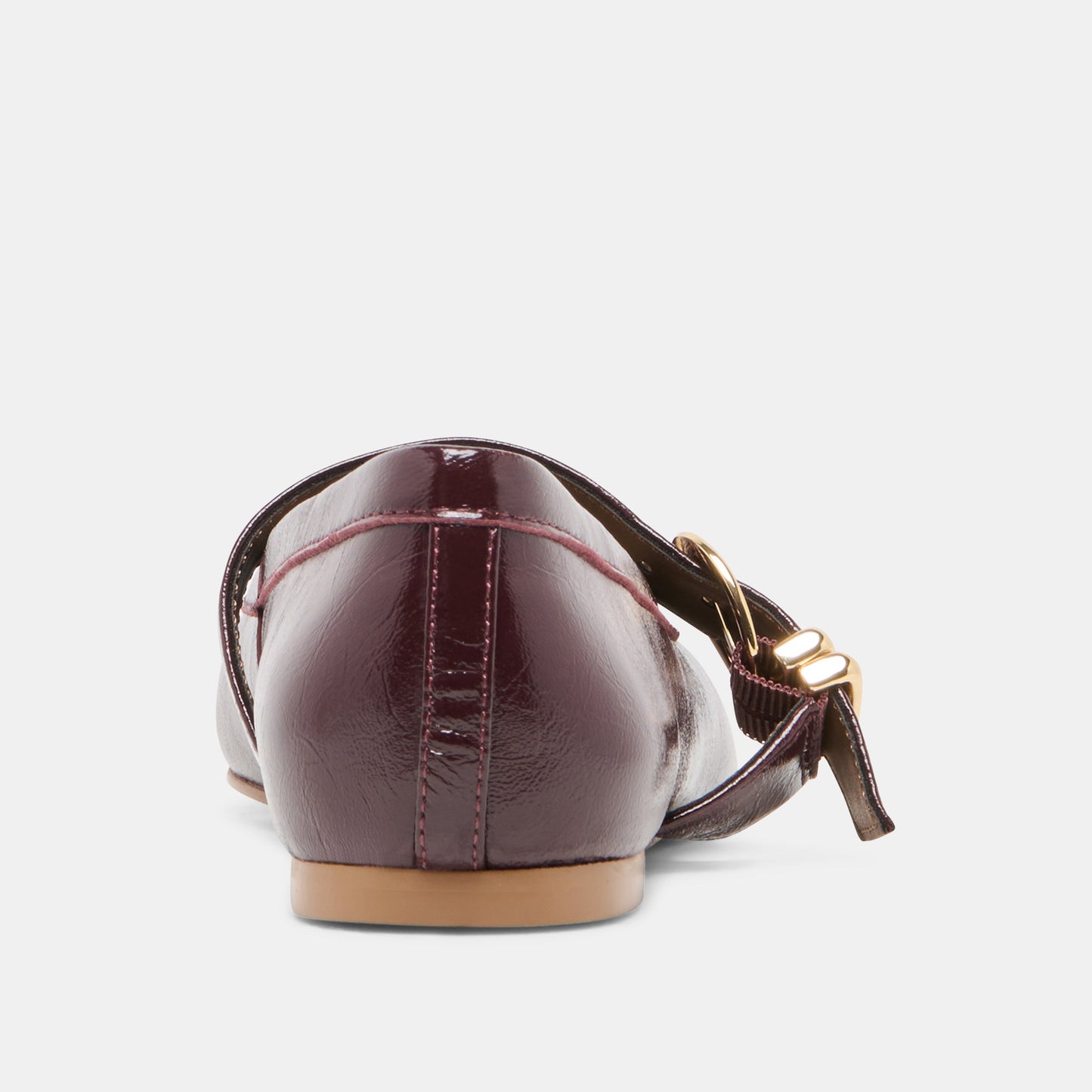 MIKEL BALLET FLATS PLUM LEATHER