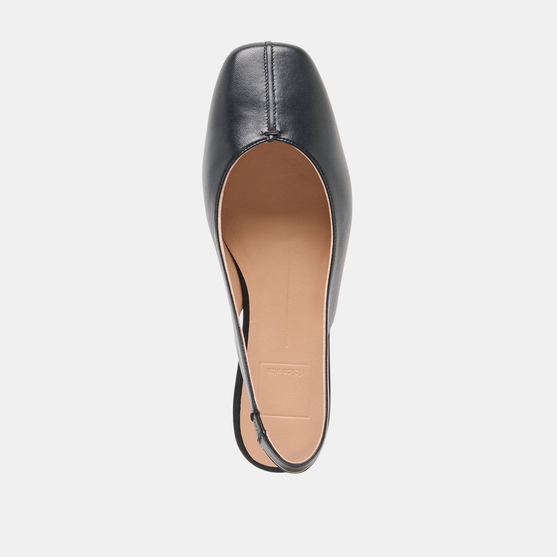 NEKKI FLATS BLACK LEATHER