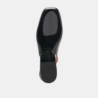 NEKKI FLATS BLACK LEATHER