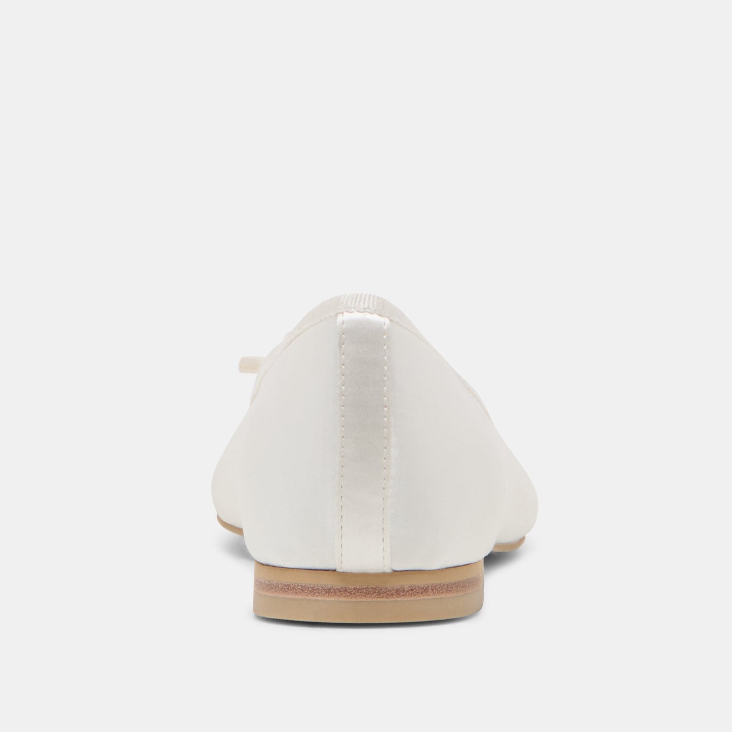 RITLA BALLET FLATS WHITE SATIN