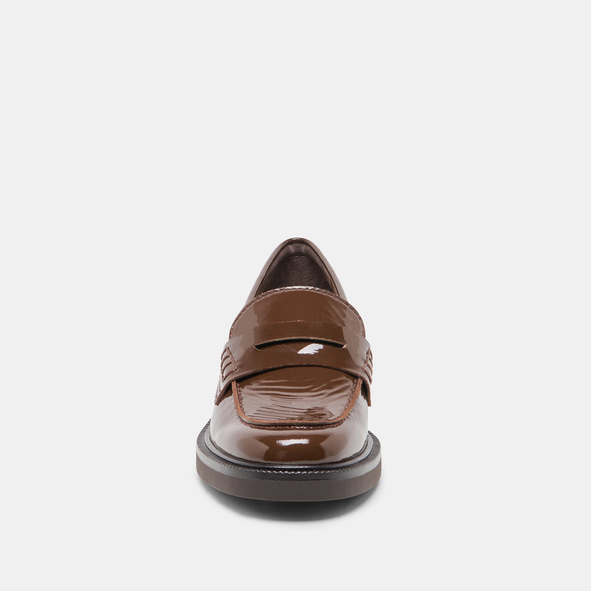 TIGGY LOAFERS WALNUT CRINKLE PATENT