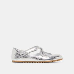 SILVER DISTRESSED LEATHER