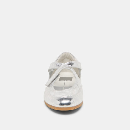 YONO SNEAKERS SILVER DISTRESSED LEATHER