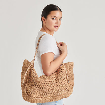 RAVELLO TOTE NATURAL RAFFIA