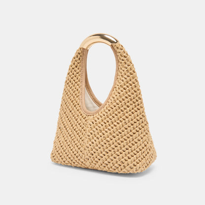 EVELISE MINI HANDBAG NATURAL RAFFIA