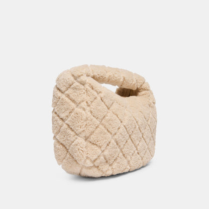 FRANKIE HANDBAG NATURAL PLUSH