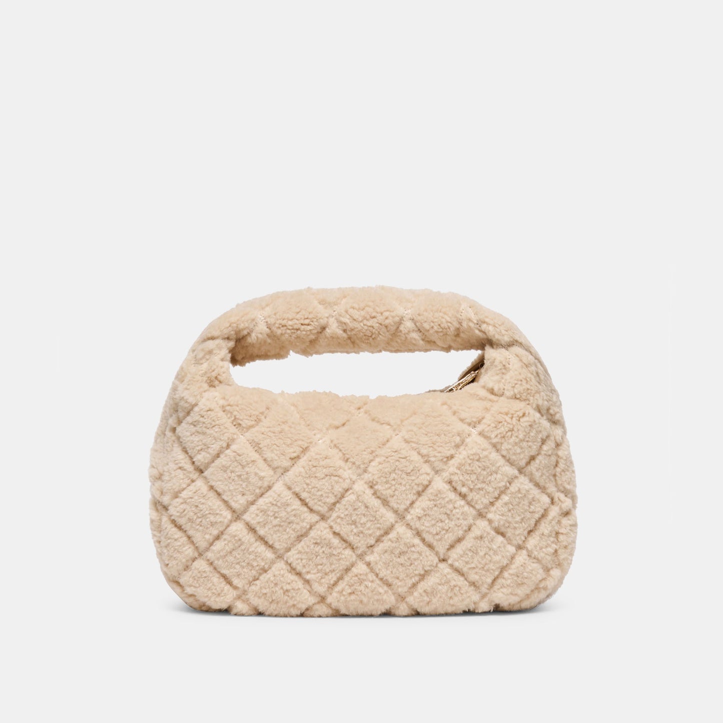 FRANKIE HANDBAG NATURAL PLUSH