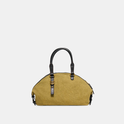SION HANDBAG OLIVE CANVAS