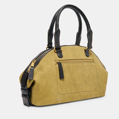 SION HANDBAG OLIVE CANVAS