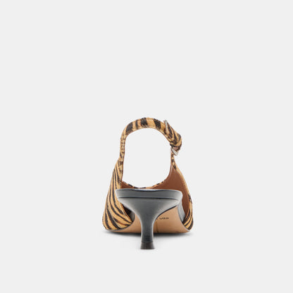 ALENNA HEELS TIGER CALF HAIR