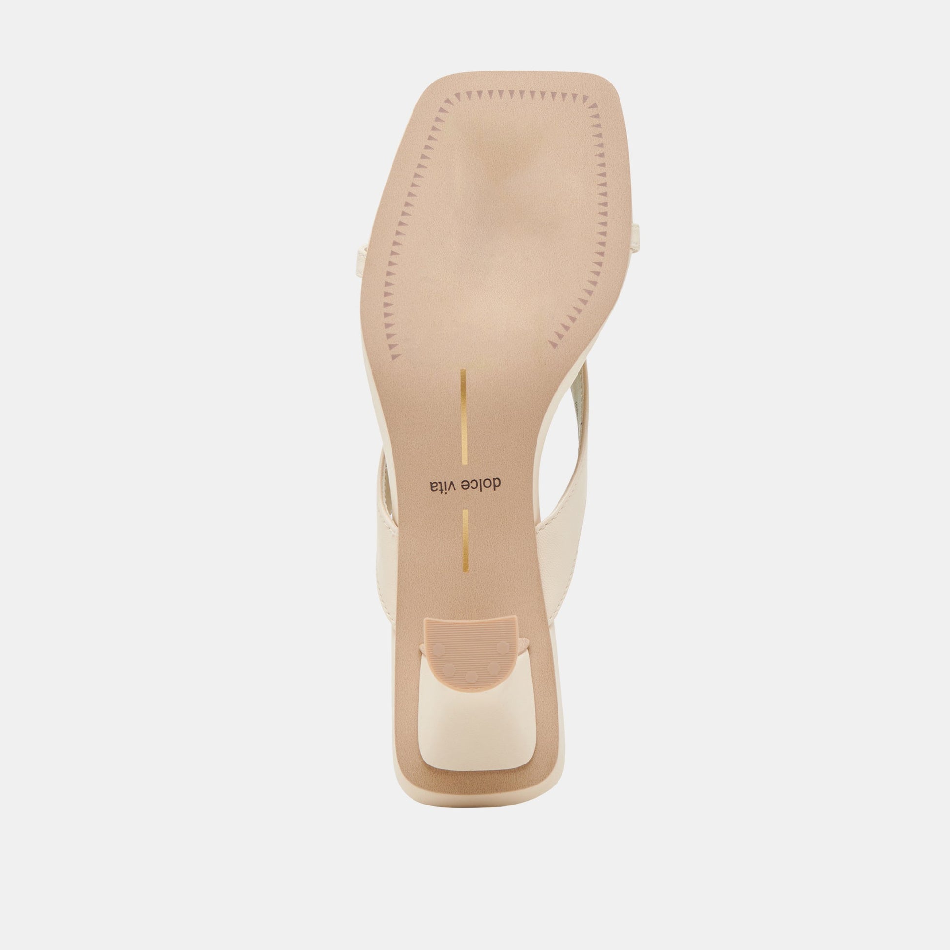 BREVEL HEELS BONE LEATHER