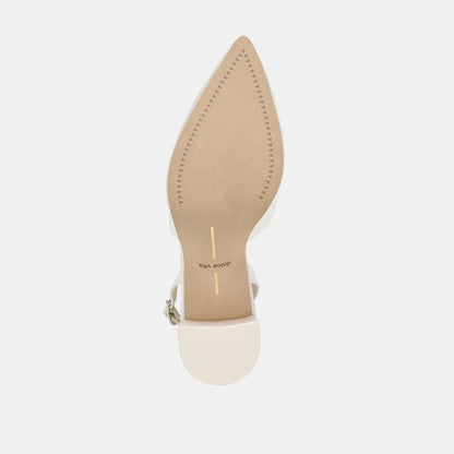 CAREL HIGH HEELS TRUE WHITE SATIN