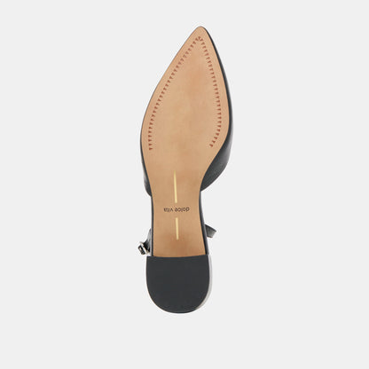 CAREL HEELS MIDNIGHT CRINKLE PATENT LEATHER