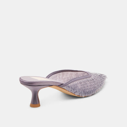 CLEO SEQUIN HEELS SMOKE SEQUIN