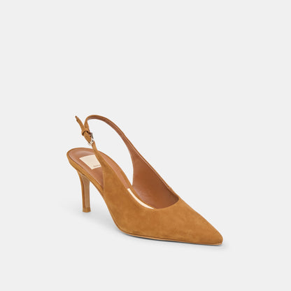 ELASI HEELS BROWN NUBUCK